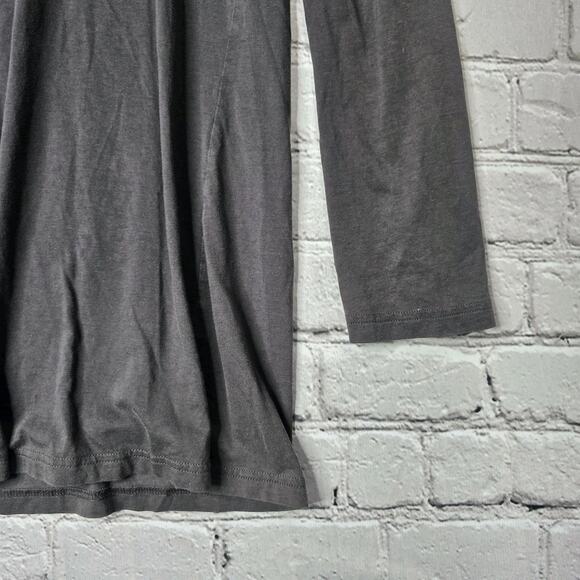 Patagonia Organic Cotton Blend Gray Cowl Neck Long Sleeve Tunic Top Size Medium - Picture 6 of 11